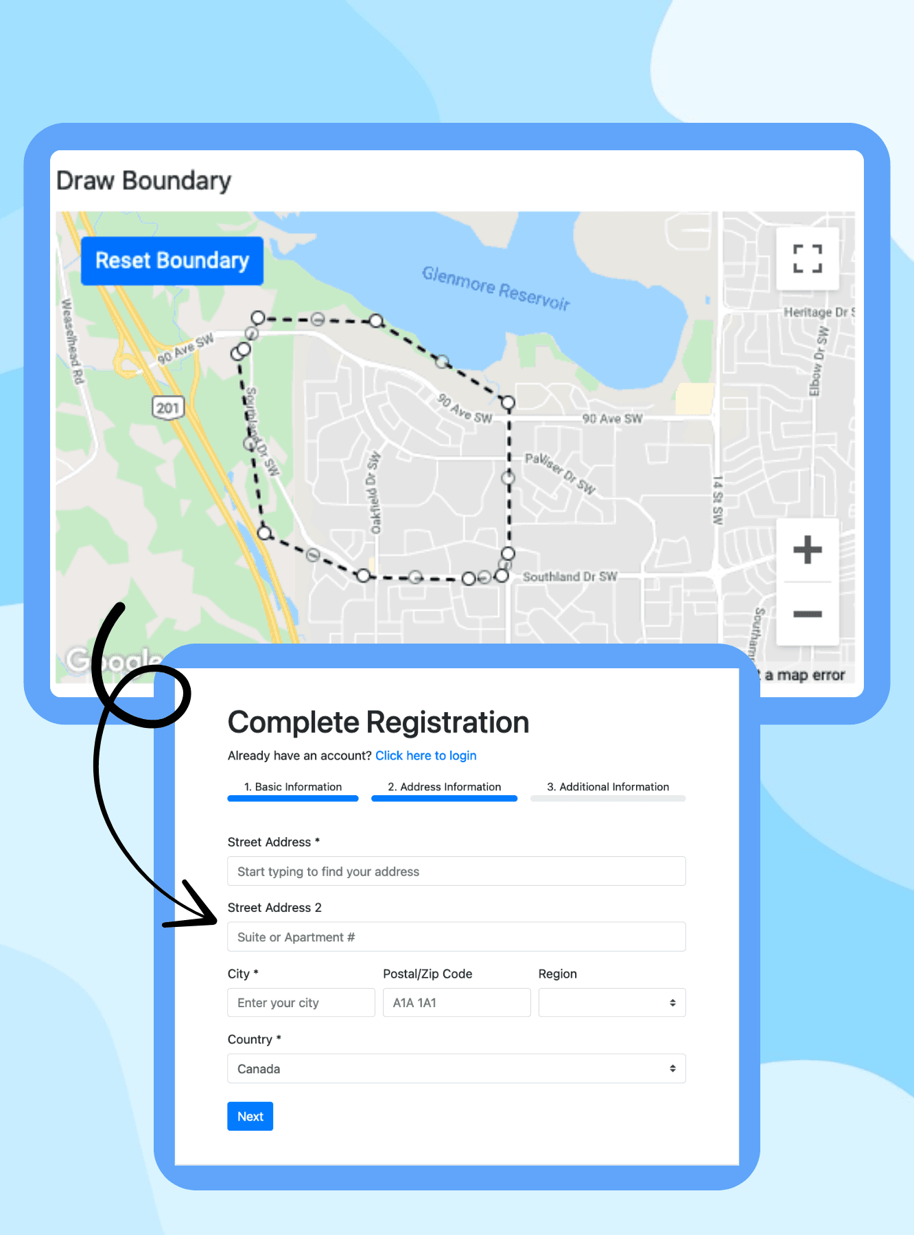 Directory access settings showing public and members-only configuration